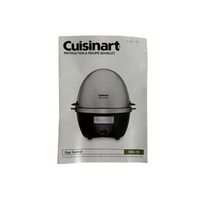 Cuisinart Egg Central (CEC-10) Instruction Manuel and Recipe Book